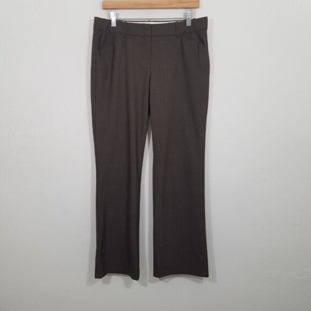Theory Wool Brown Dress Pants Size 10
